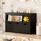Multi-Purpose MDF Kids 3-Drawer Storage Cabinet with Wheels for Kids Room Living Room or Bedroom